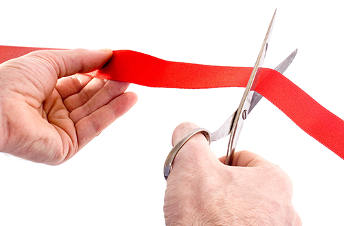 De opening van de shop!